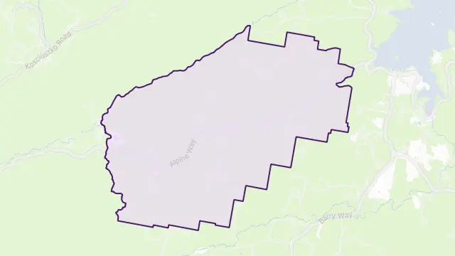 Crackenback Area Boundary Map