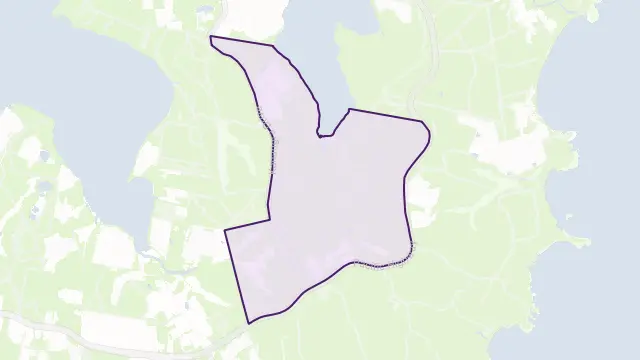 Crangan Bay Area Boundary Map