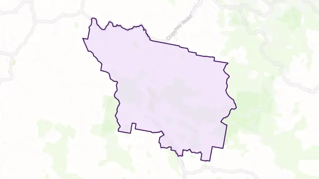 Crawney Area Boundary Map