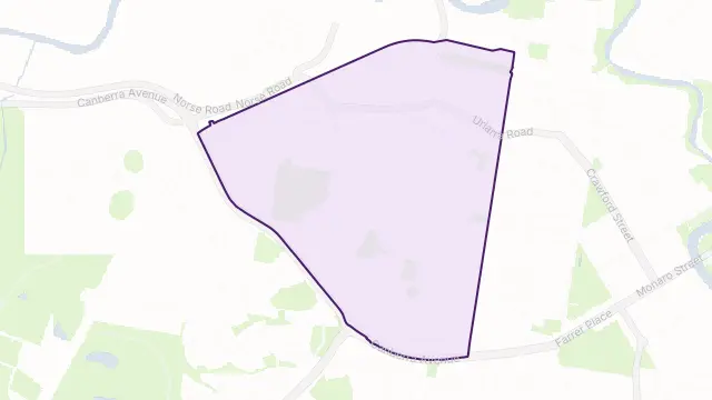Crestwood Area Boundary Map