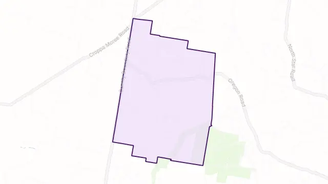 Crooble Area Boundary Map