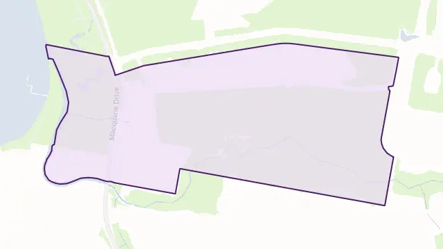 Croudace Bay Area Boundary Map