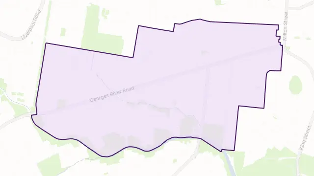 Croydon Park Area Boundary Map