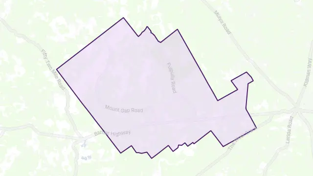 Cubba Area Boundary Map