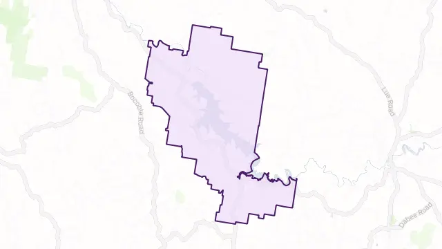 Cudgegong Area Boundary Map