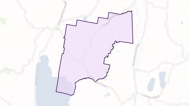 Currawang Area Boundary Map