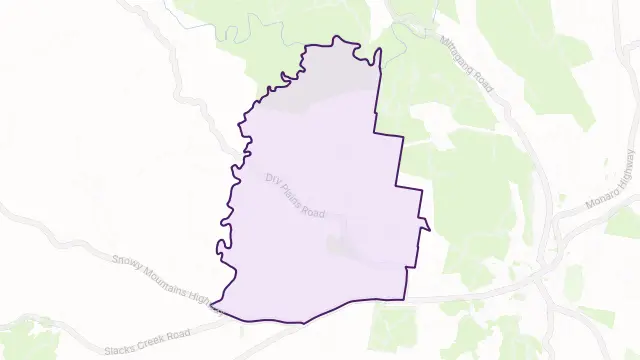 Dairymans Plains Area Boundary Map