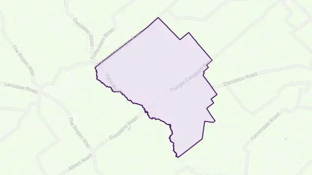 Dandaloo Area Boundary Map
