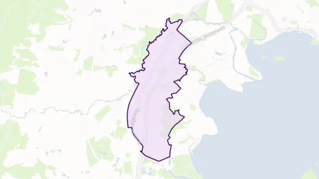 Dapto Area Boundary Map