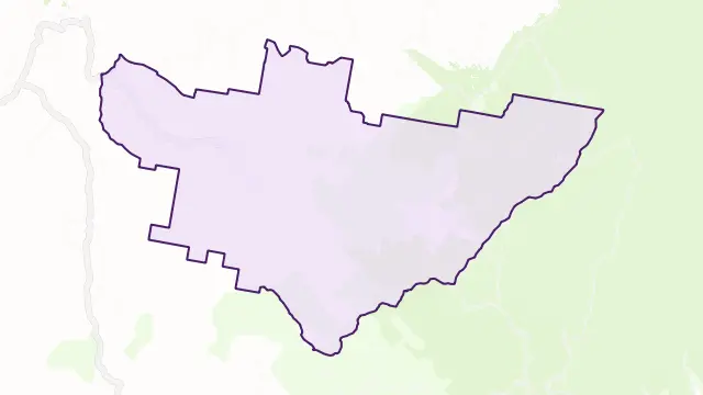 Davis Creek Area Boundary Map