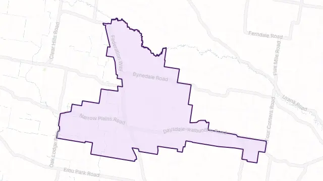 Daysdale Area Boundary Map