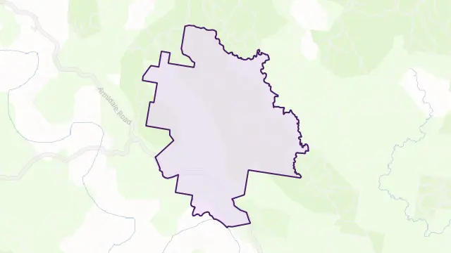 Deep Creek Area Boundary Map