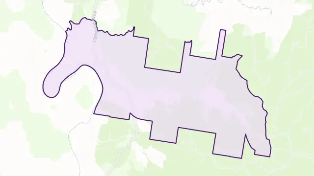 Deep Creek Area Boundary Map
