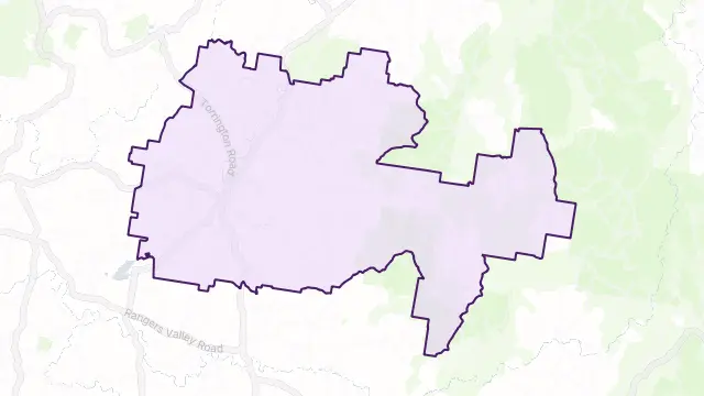 Deepwater Area Boundary Map