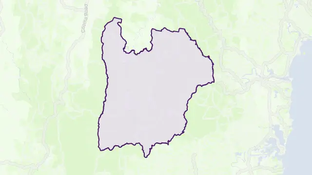 Deua Area Boundary Map