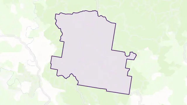 Dingo Forest Area Boundary Map