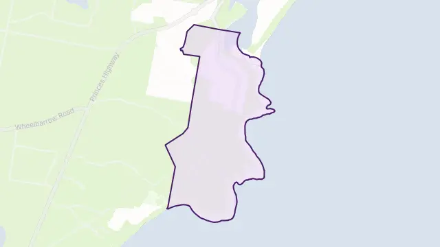 Dolphin Point Area Boundary Map