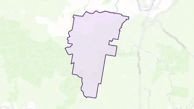 Dondingalong Area Boundary Map