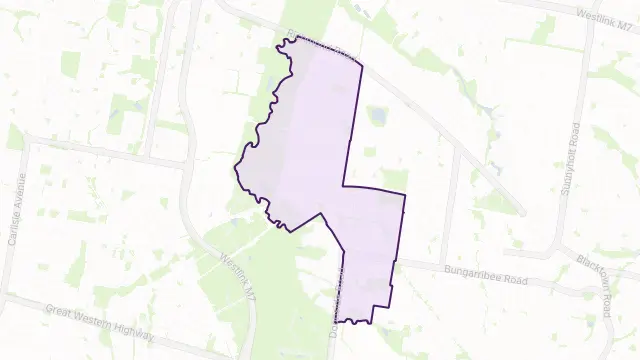 Doonside Area Boundary Map