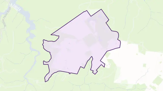 Duffys Forest Area Boundary Map