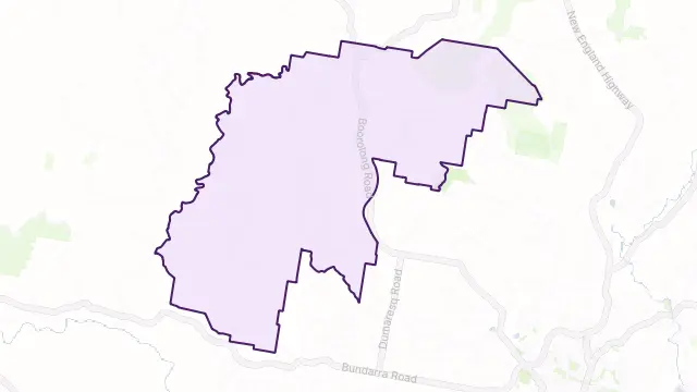 Dumaresq Area Boundary Map