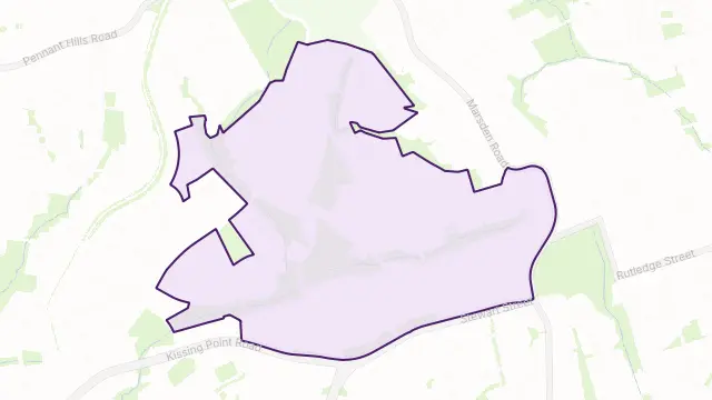 Dundas Valley Area Boundary Map