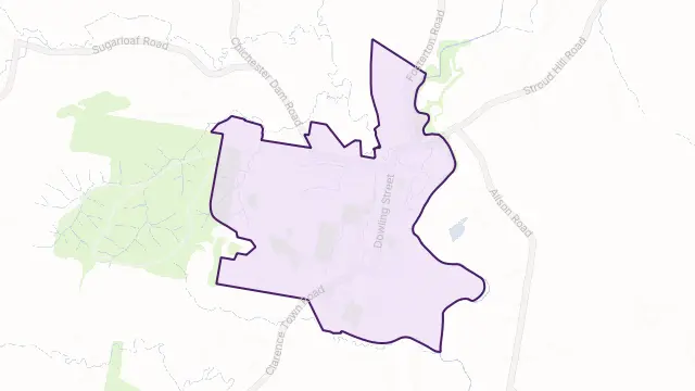 Dungog Area Boundary Map