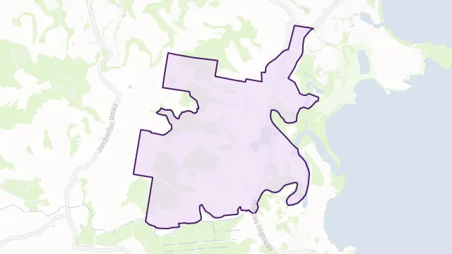Dunmore Area Boundary Map