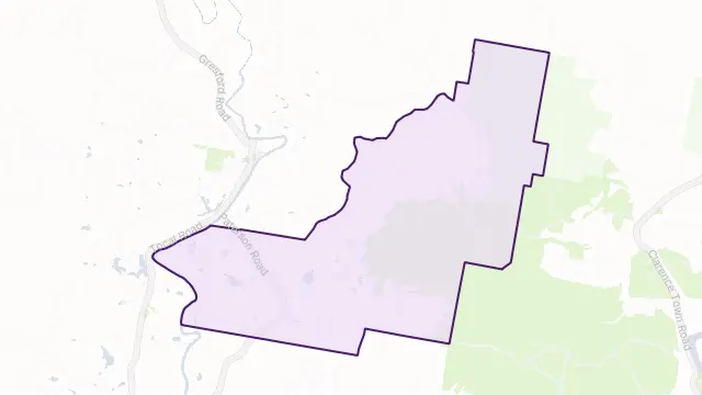 Duns Creek Area Boundary Map