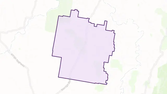 Durran Durra Area Boundary Map