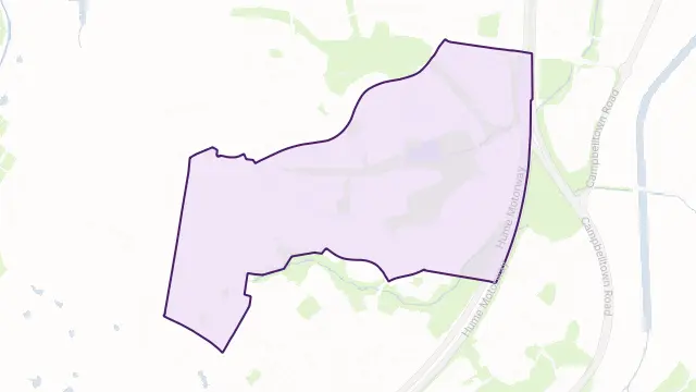 Eagle Vale Area Boundary Map