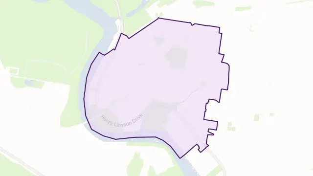 East Hills Area Boundary Map