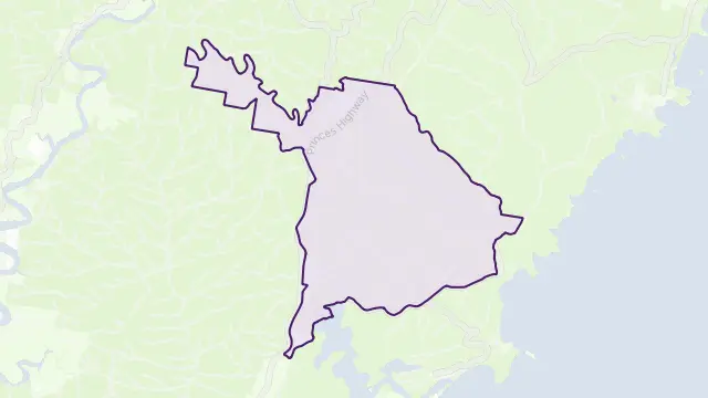 East Lynne Area Boundary Map