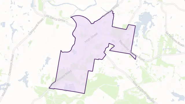 East Maitland Area Boundary Map