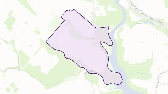 East Ryde Area Boundary Map