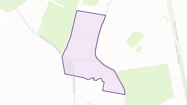 Eastgardens Area Boundary Map