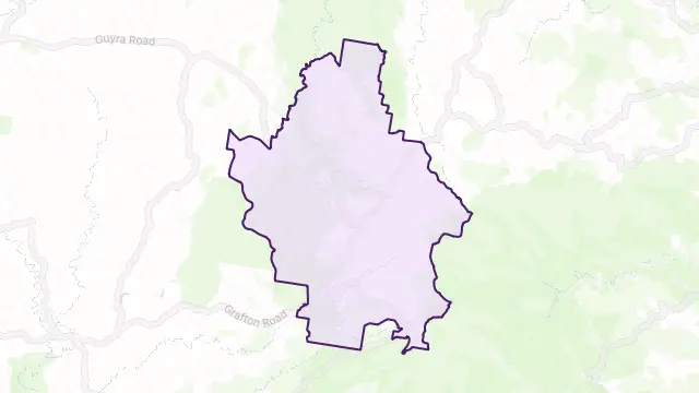 Ebor Area Boundary Map