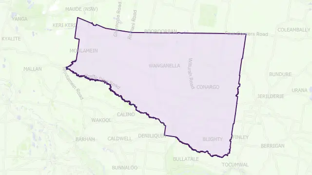 Edward River Area Boundary Map