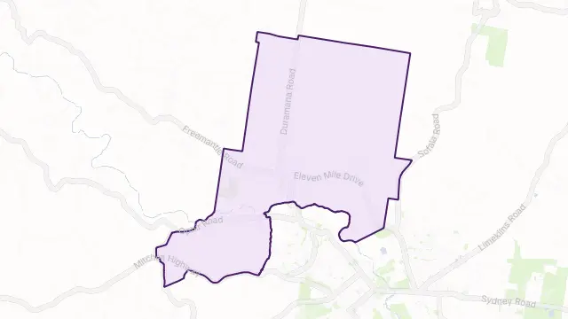 Eglinton Area Boundary Map