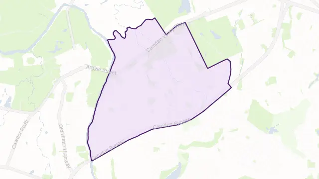 Elderslie Area Boundary Map