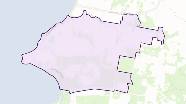 Eleebana Area Boundary Map