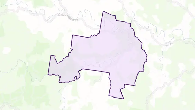 Ellenborough Area Boundary Map