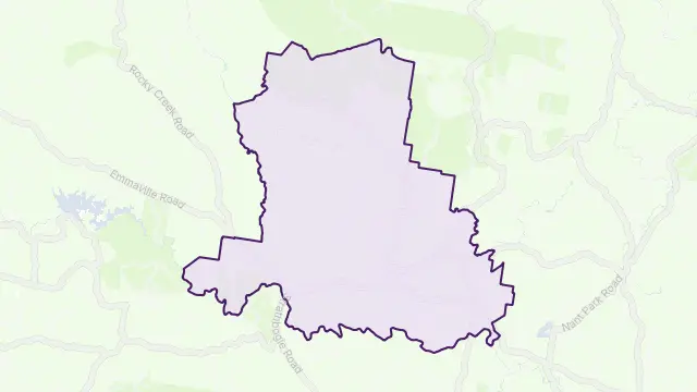Emmaville Area Boundary Map