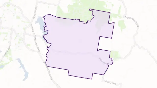 Emu Swamp Area Boundary Map