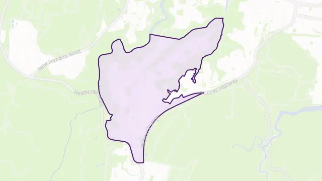 Engadine Area Boundary Map