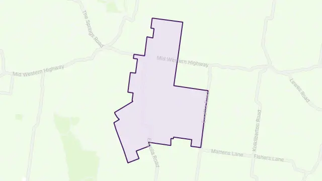 Erigolia Area Boundary Map