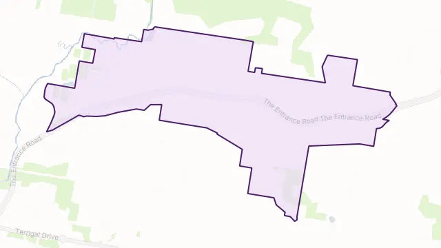 Erina Heights Area Boundary Map