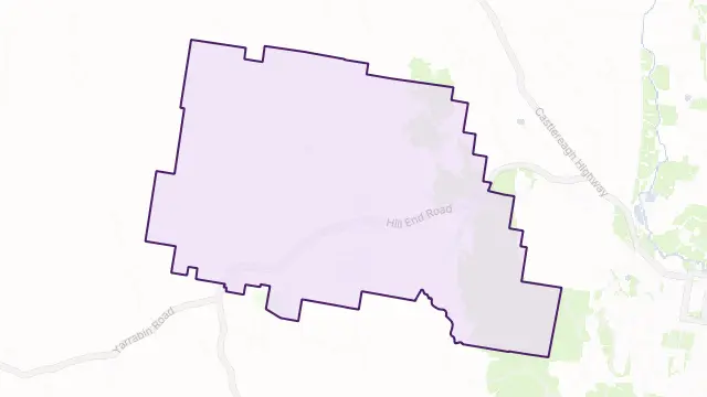 Erudgere Area Boundary Map