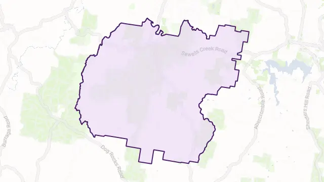 Essington Area Boundary Map
