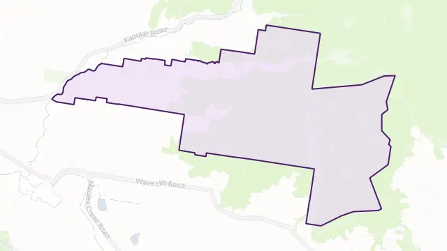 Eulah Creek Area Boundary Map